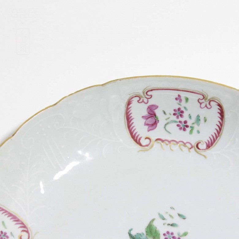 Tres platos porcelana antiguos chinos - 11