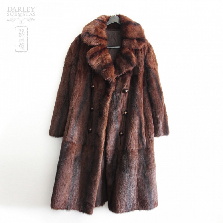Male mink coat