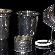 Lot of small silver objects, 20th century