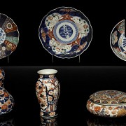 Grupo de porcelana japonesa Imari - 1
