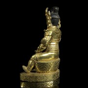 Guardián de bronce dorado, China, S.XX