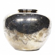 Silver vase, China, 20th century