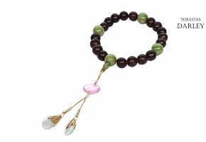 Jadeite bracelet with 