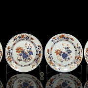 Seis platos de Compañia de Indias, dinastía Qing - 7