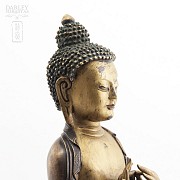 Buda bronce Qianlong 1736-1795 - 5