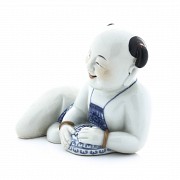 Niño de porcelana china, pps.s.XX