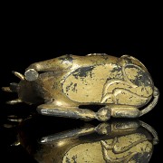 Ciervo de bronce dorado, S.XX