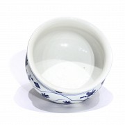 Cuenco de porcelana en azul y blanco, s.XX