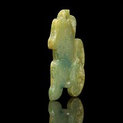 Carved jade rabbit plaque, Western Zhou Dynasty - 1