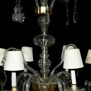 La Granja crystal chandelier ceiling lamp.