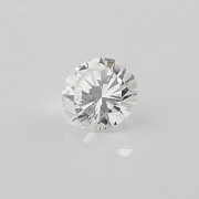 Diamante natural, talla brillante, peso  1.06 cts