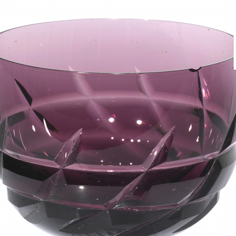 Conjunto de copas en cristal tallado, S.XX - 5