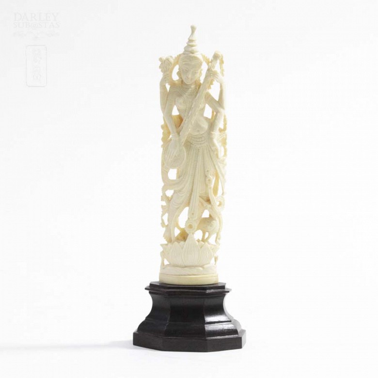 Thai dancer in ivory