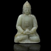 Celadon jade Buddha, Ming dynasty