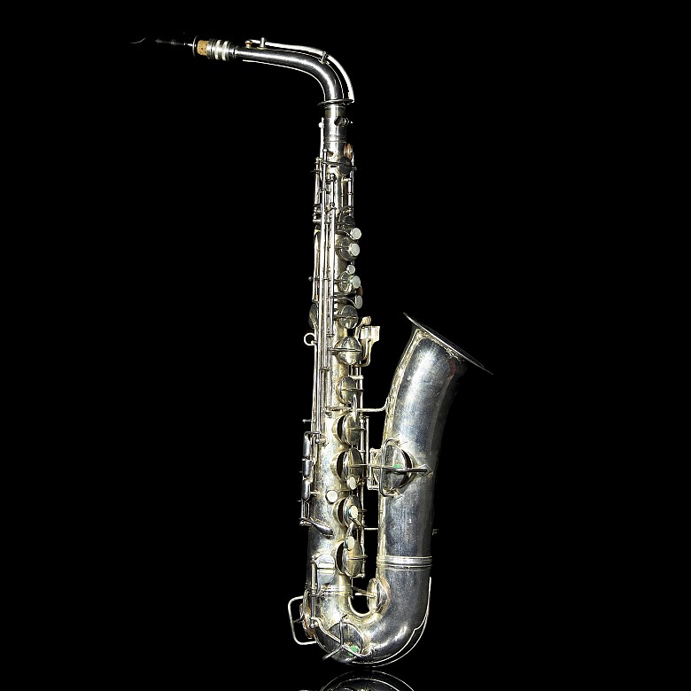 Alto saxophone, Conn brand, ca 1920s - 5