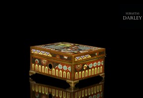Small cloisonné box, Asia, 20th century
