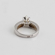Ring in sterling silver, 925m / m, with zircons - 4