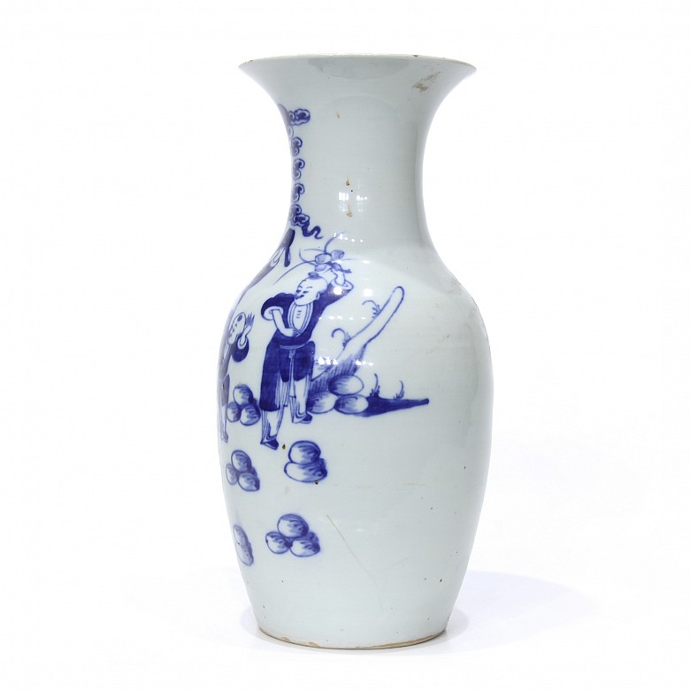 Chinese vase with baluster shape, 19th century - 20th century - 2