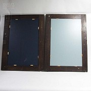 Two wooden mirrors - 5