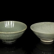 Two glazed pottery bowls, Song dynasty - 2