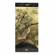 Chinese four-leaf folding screen, 20th century - 8