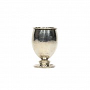 Silver chalice. Marks: Peruvian industry, Sterling silver 929, Camusso.