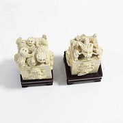 Ivory Chinese Seals - 10
