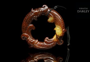 Aro de dragón que se muerde la cola, dinastía Han del este
