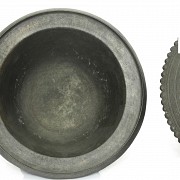 Dos cuencos de bronce, Indonesia, S.XIX - 5