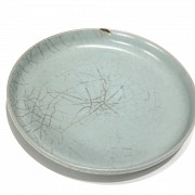 A Ru yao porcelain dish, Song dynasty (960-1279)