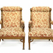 Conjunto de butacas y sillas, S.XX - 2
