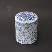 Preciosa  cerámica Antigua Dinastía Qing.