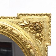 Pareja de espejos de madera tallada y dorada, pps.s.XX - 3