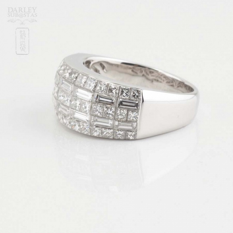 Fantástico anillo oro 18k y diamantes - 4
