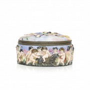 European porcelain enamelled box, 20th century - 3