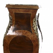 Lacquered wooden pedestal, Louis XV style, 20th century - 2