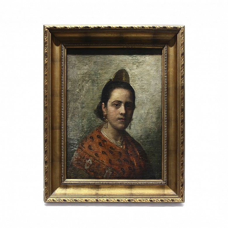 Joaquín Agrasot y Juan (1836-1919) “Retrato”