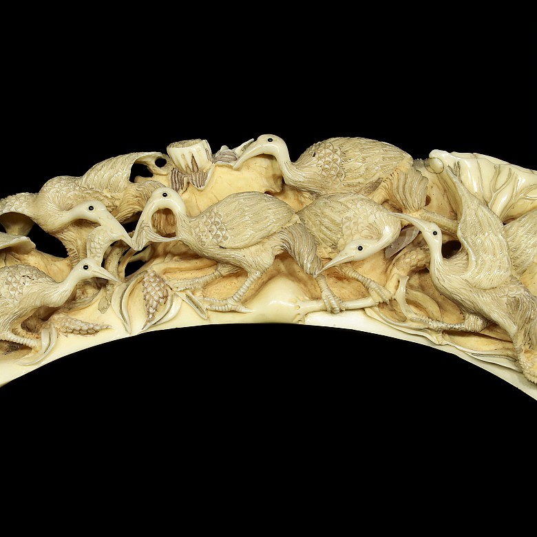 Chinese carved horn 