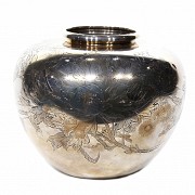 Silver vase, China, 20th century