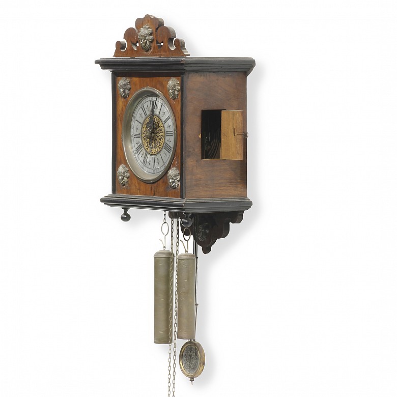 Reloj de pared con péndulos, Alemania, S.XIX - XX - 3