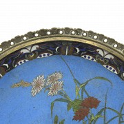 Metal plate with enamel, 20th century - 2