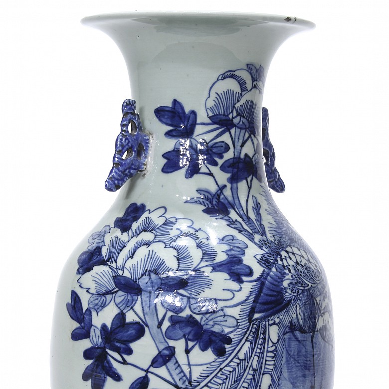 Chinese ceramic vase with phoenix, 19th century - 20th century - 4