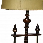 Vintage wooden lamp, Valenti - 1