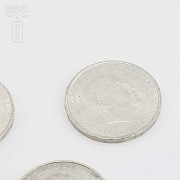 Tres monedas de plata - España 1966 - 3