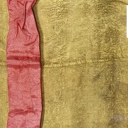 Silk and linen Thangka frame.