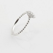 Nice ring 18k white gold and diamonds 0.09cts - 2