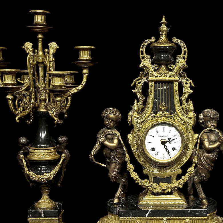 Louis XVI style, hinged clock, 20th century - 4