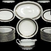 Porcelain tableware, Vohenstrauss Bavaria, 20th c.