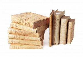 Lot of ten books printed between 1699 and 1793