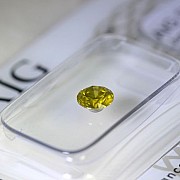 Diamant  Fancy Deep Greenish Yellow - 3